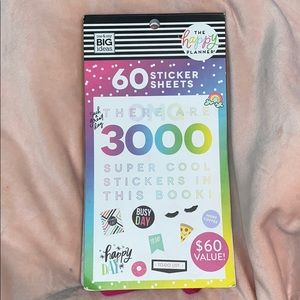 3000 booked Stickers